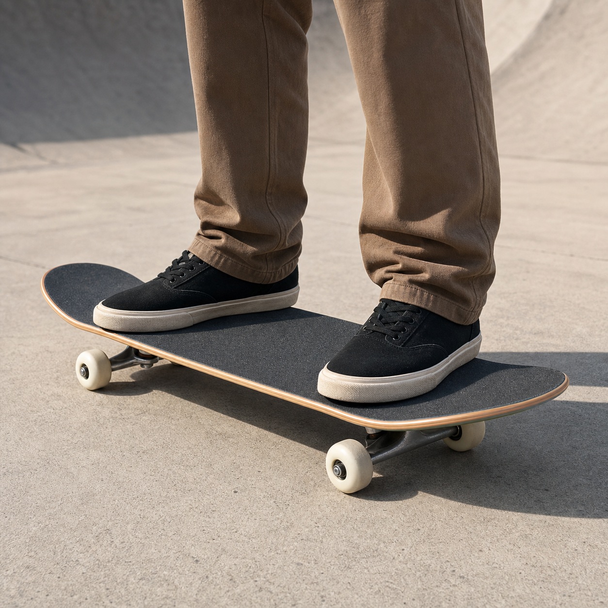Preview for Skateboard Feet Detail Stock Background