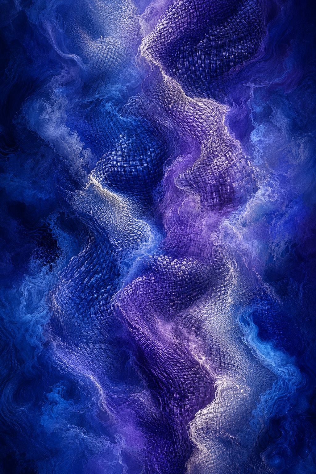 Preview for Indigo Violet Woven Abstract Background