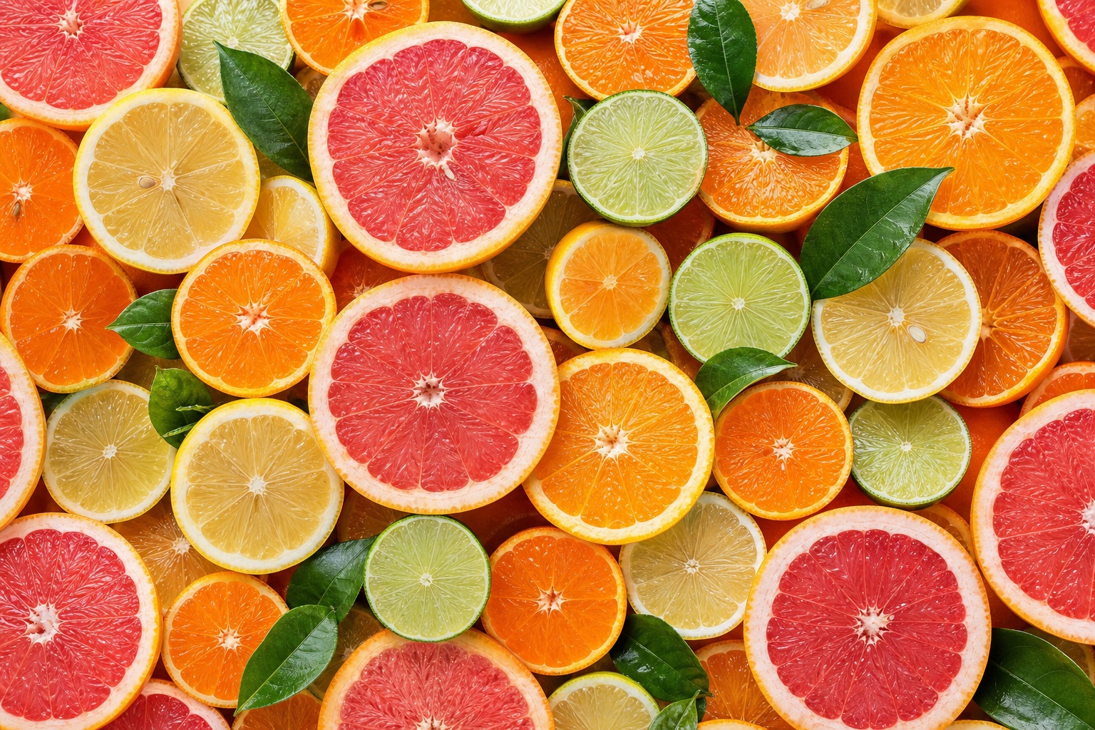 Preview for Coral Pink Mixed Citrus Harvest Background