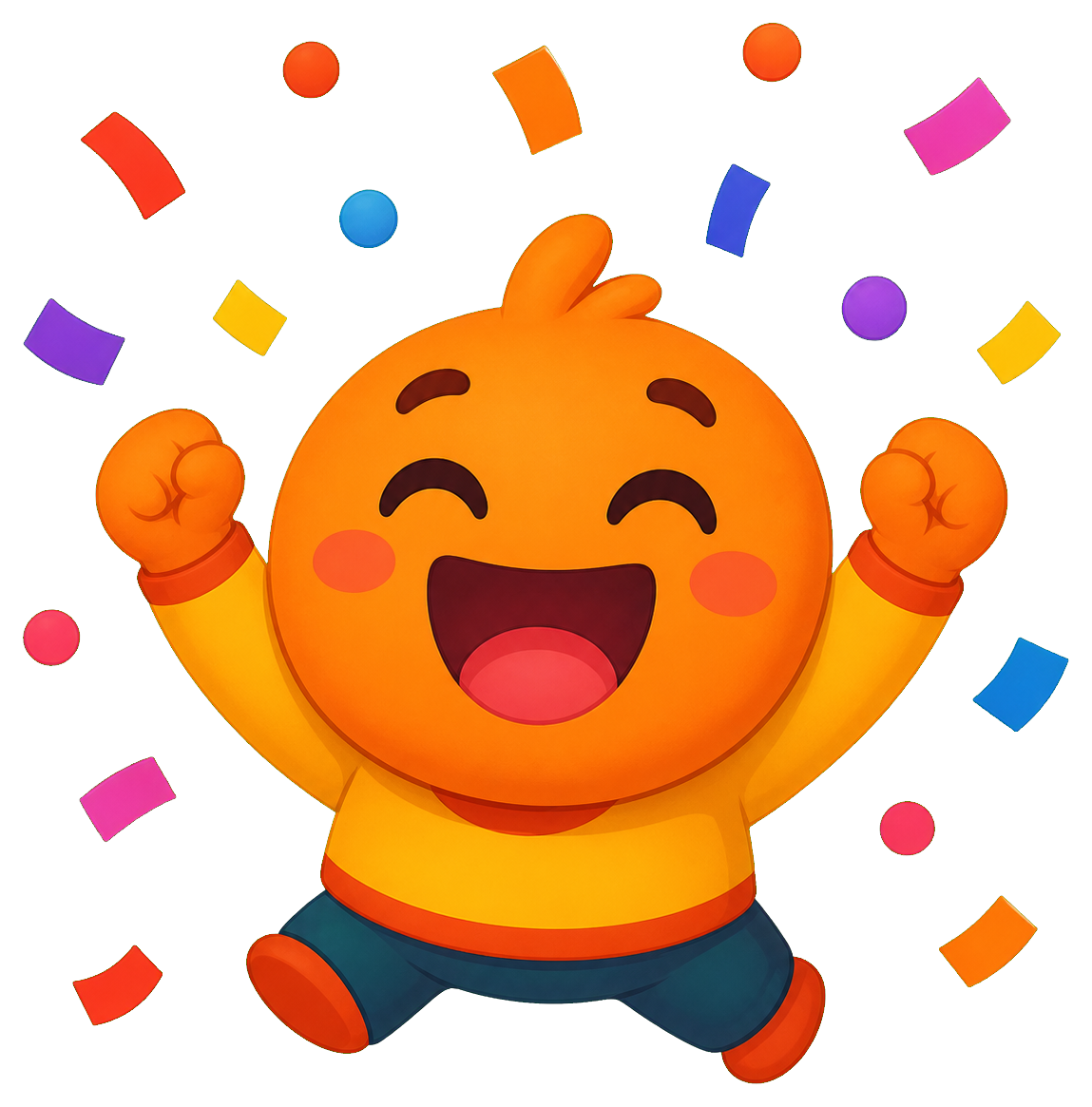 Preview for Celebration Pose Sticker Graphic