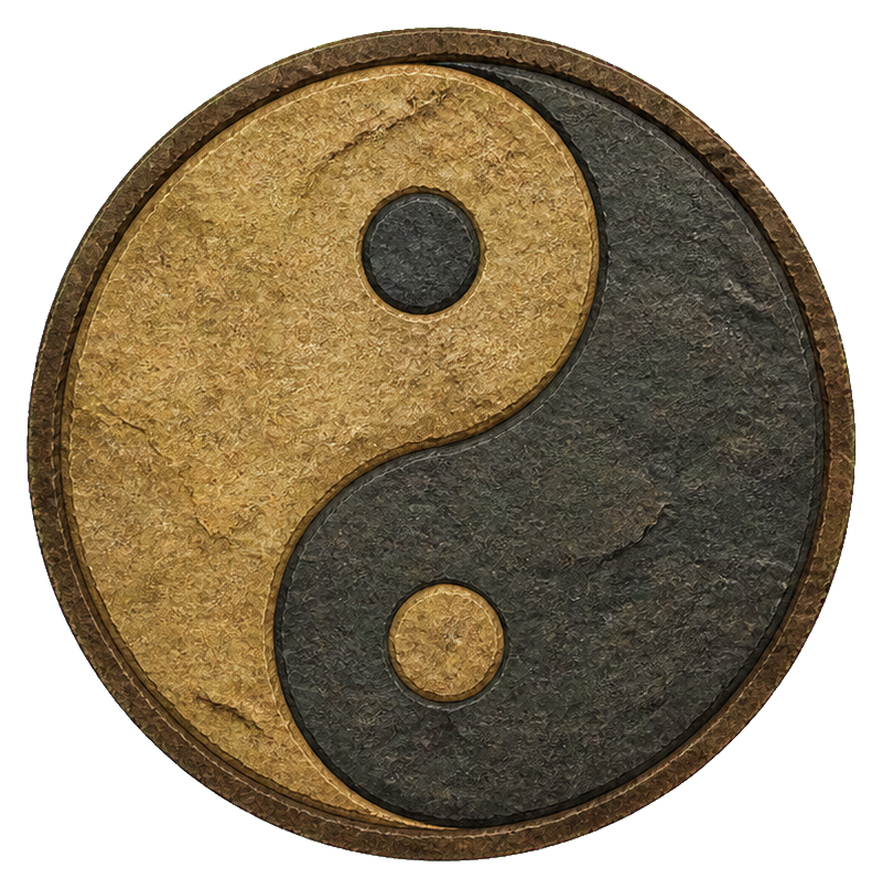 Preview for Sandstone Relief Yin Yang Sticker