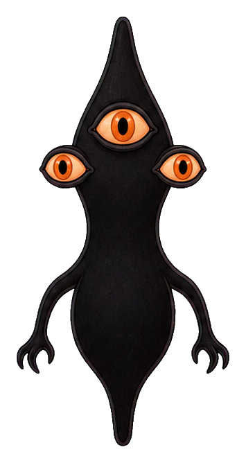 Preview for Floating Eye Teardrop Alien Sticker