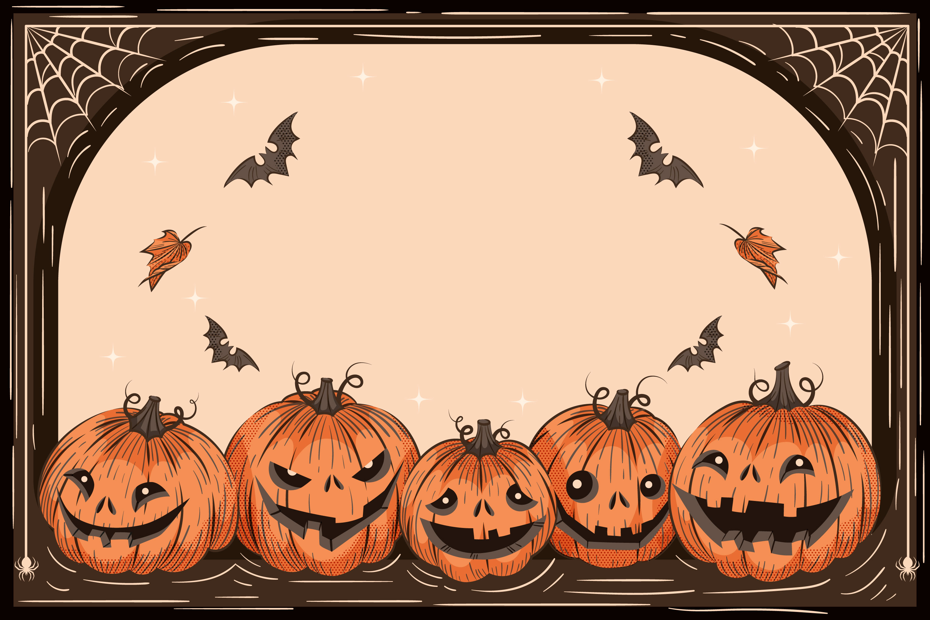 Preview for Halloween-pumpkin-bats-background-7d70d