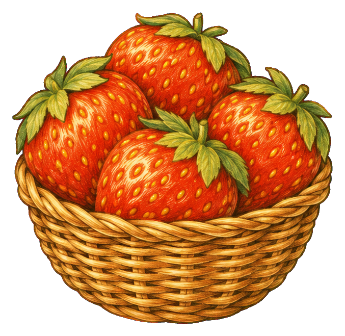 Preview for Wicker Strawberry Basket
