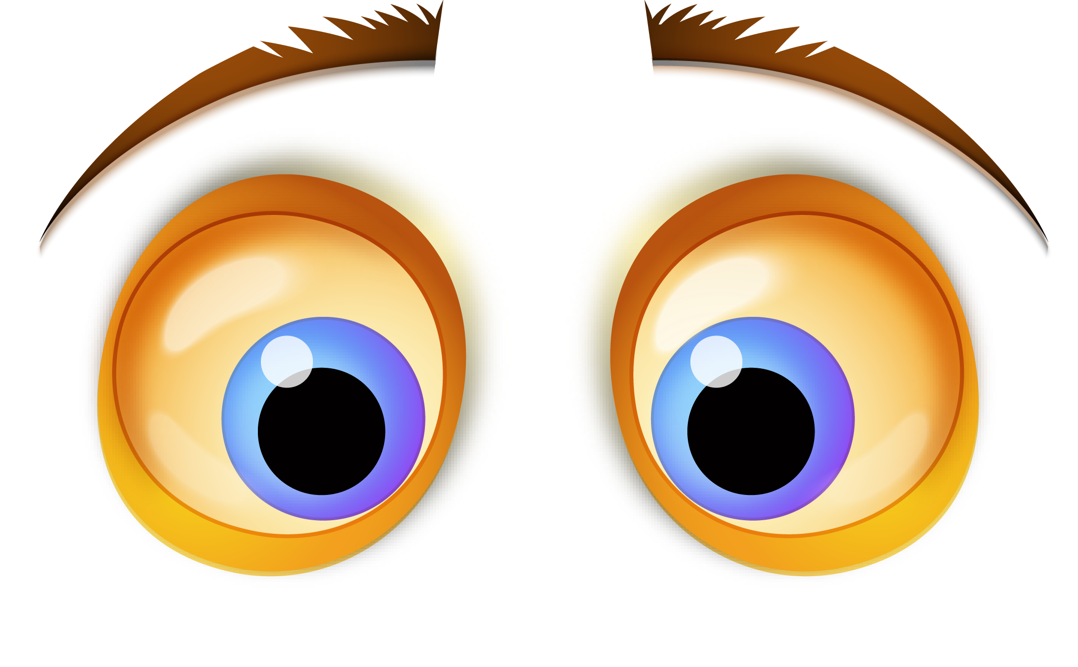 Preview for Cartoon-watchful-eyes-emoji-eyes-sticker-78042