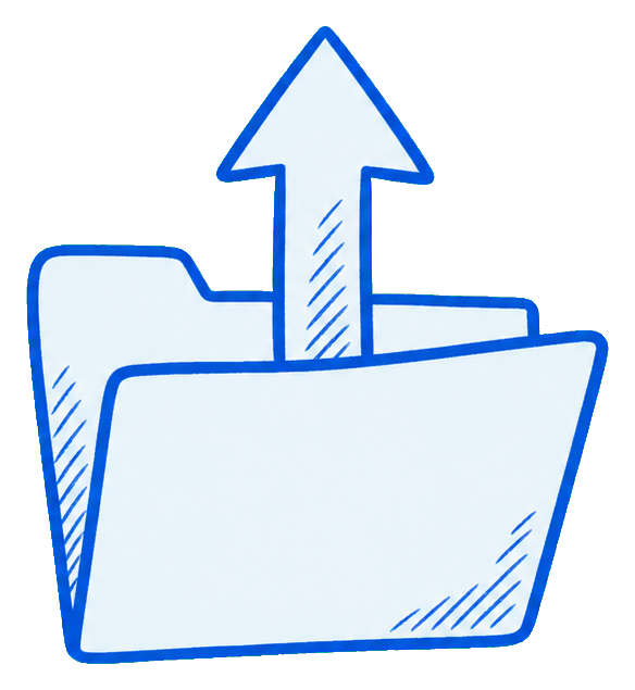 Preview for Upload Folder Sticker For Business Designs