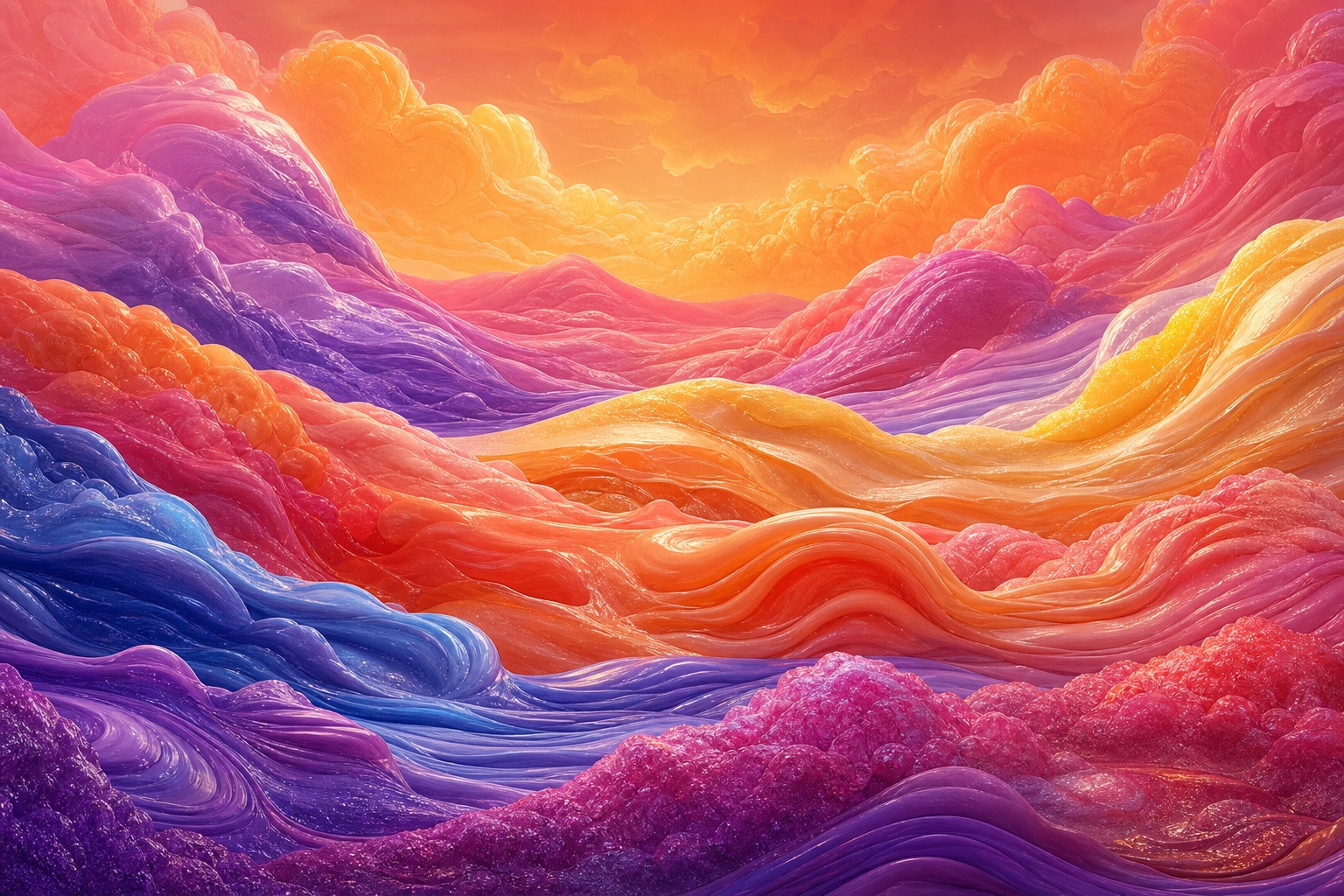 Preview for Surreal Candy Landscape Background