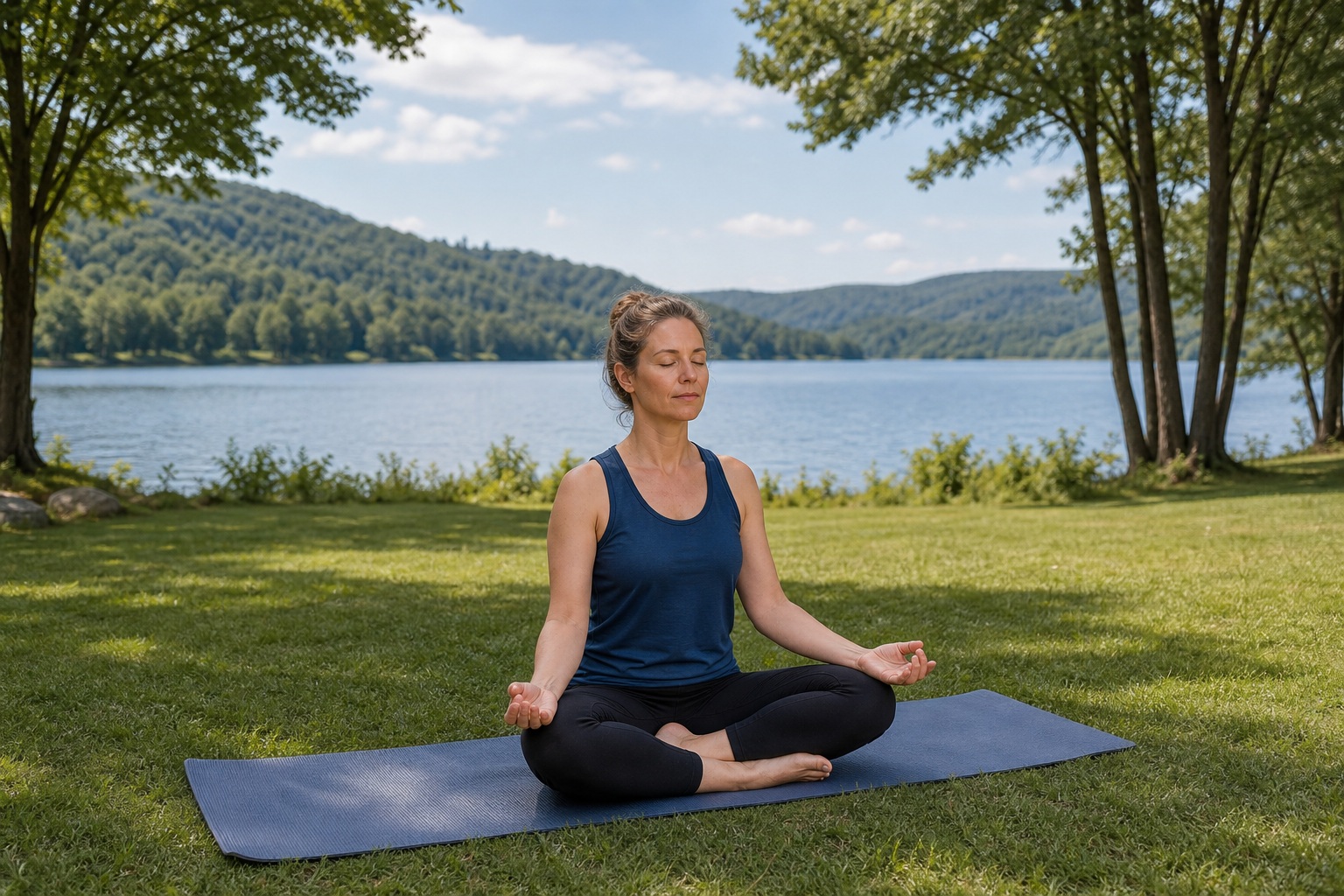 Preview for Lakeside Meditation Yoga Background