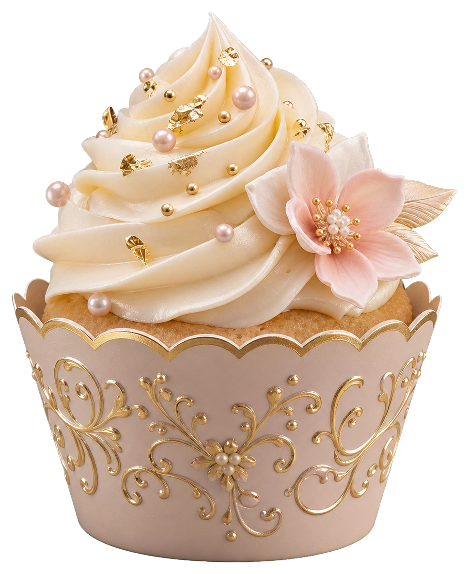 Preview for Elegant Cupcake Sticker Graphic