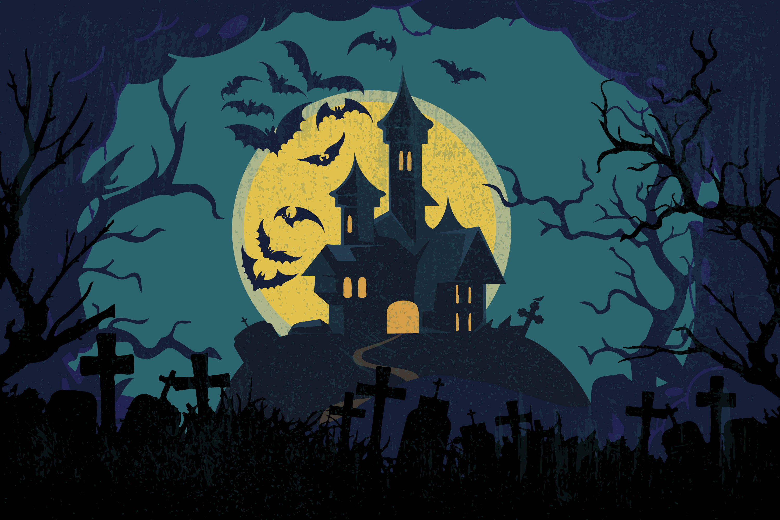 Preview for Halloween-haunted-house-scene-background-00c0f