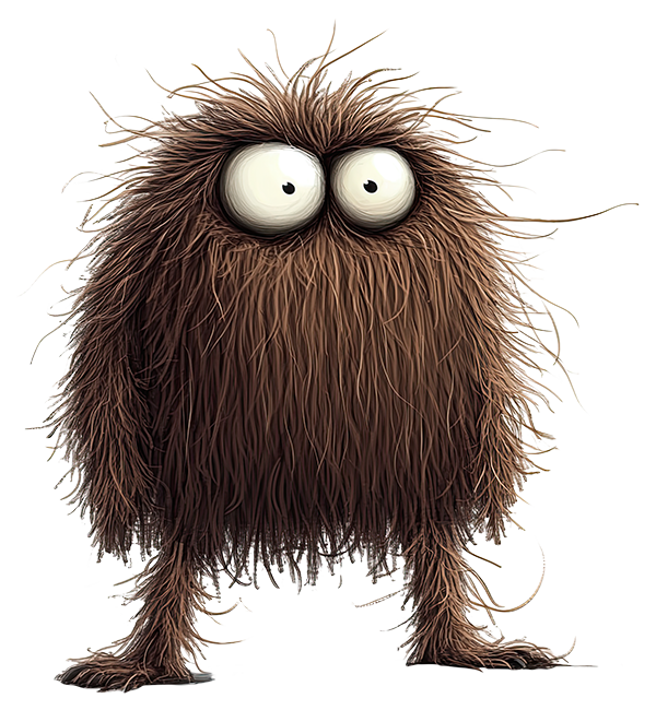 Preview for Cartoon-furry-creature-monsters-sticker-85661