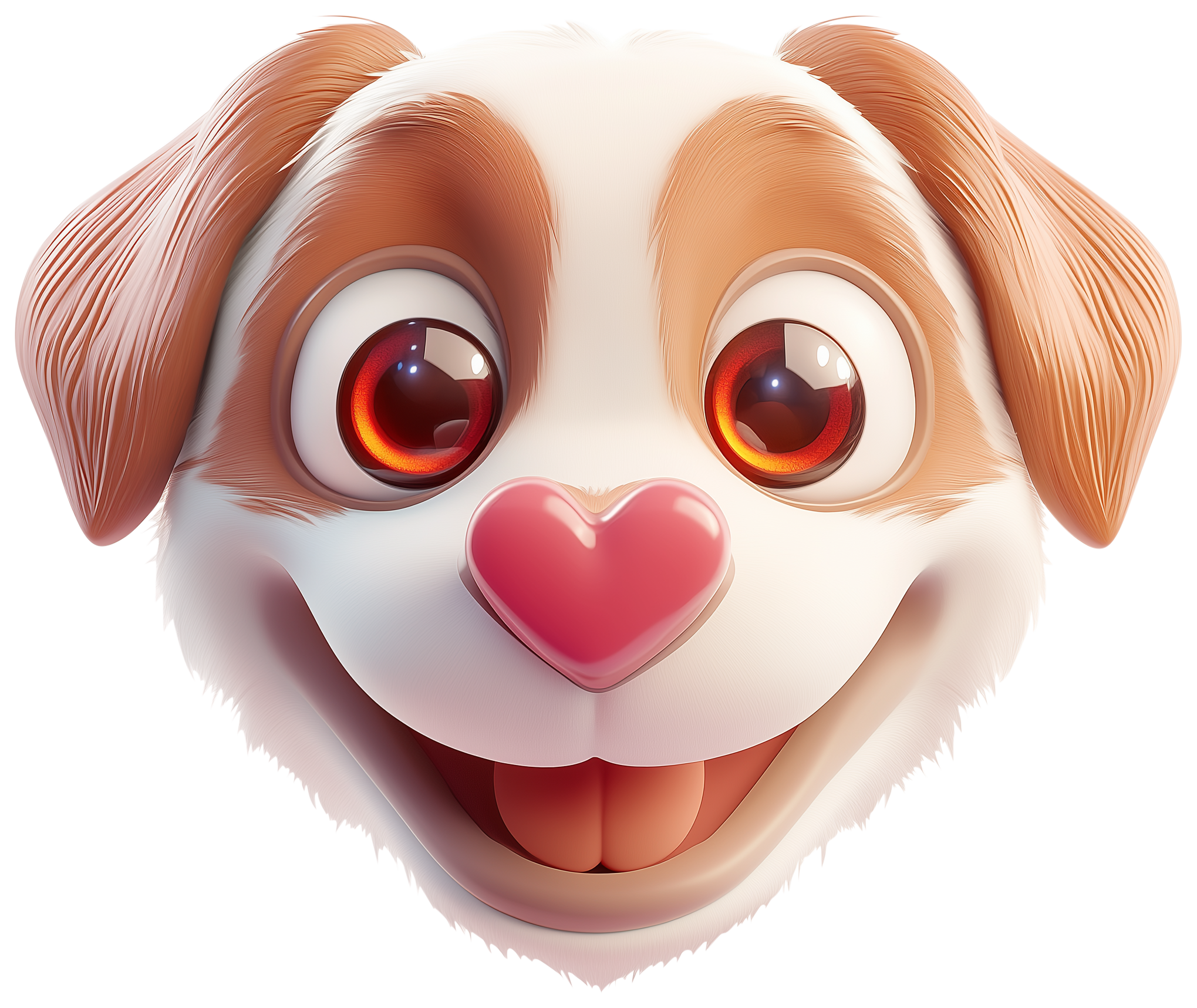 Preview for Cute Dog Emoji Sticker Graphic