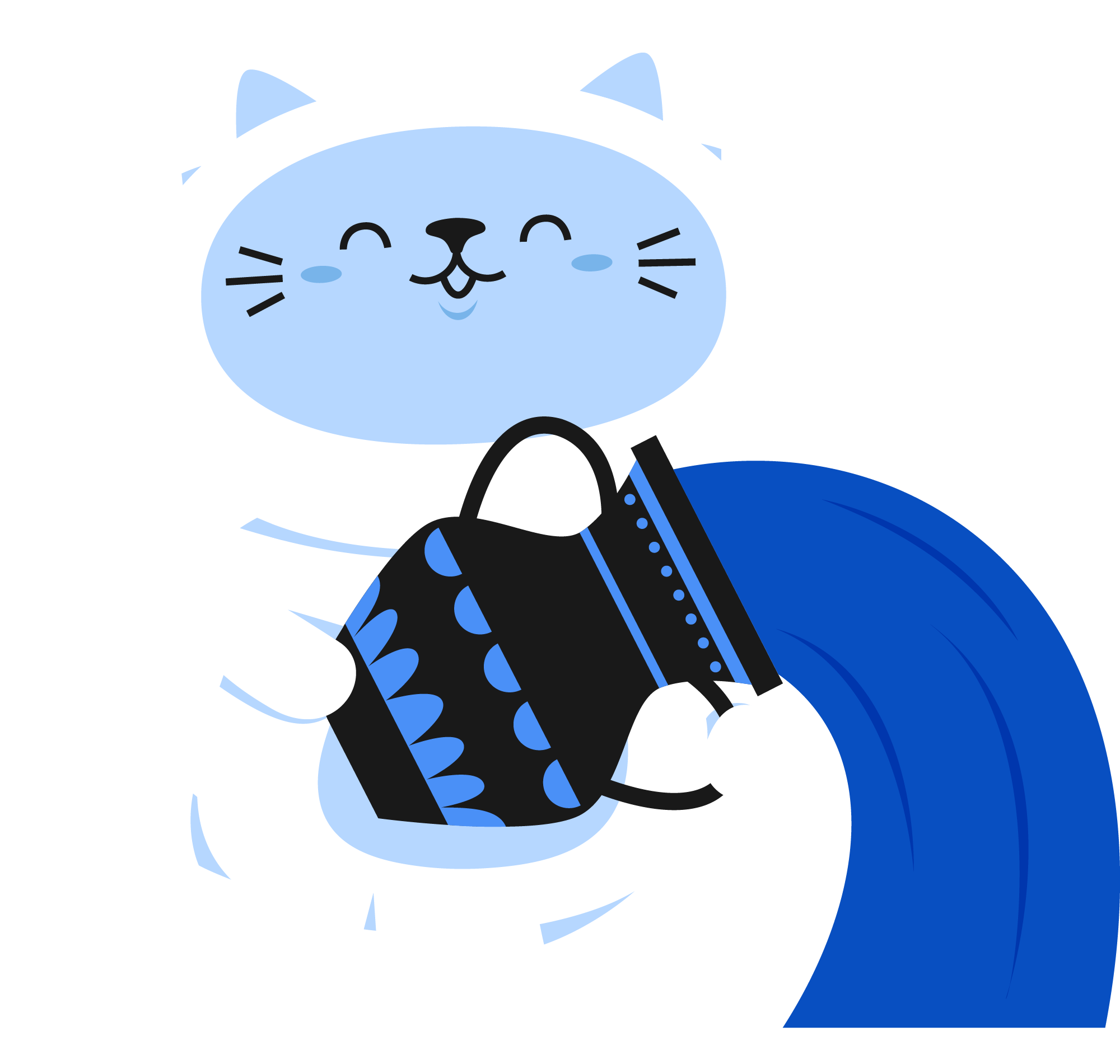 Preview for Cartoon-cat-backpack-illustration-zodiac-sticker-2c5ea