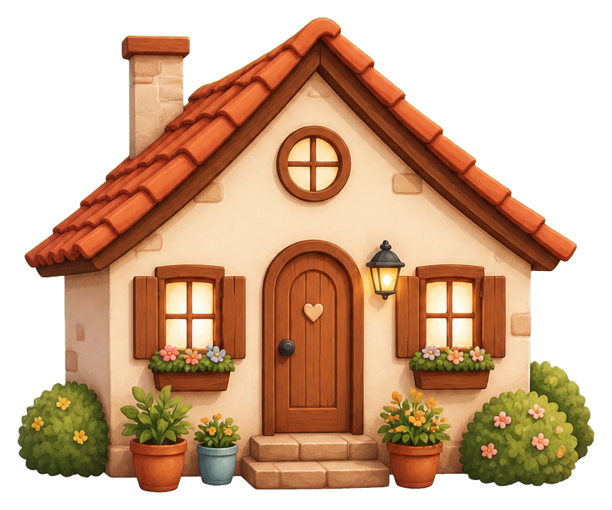 Preview for Cozy House Blank Sticker Graphic