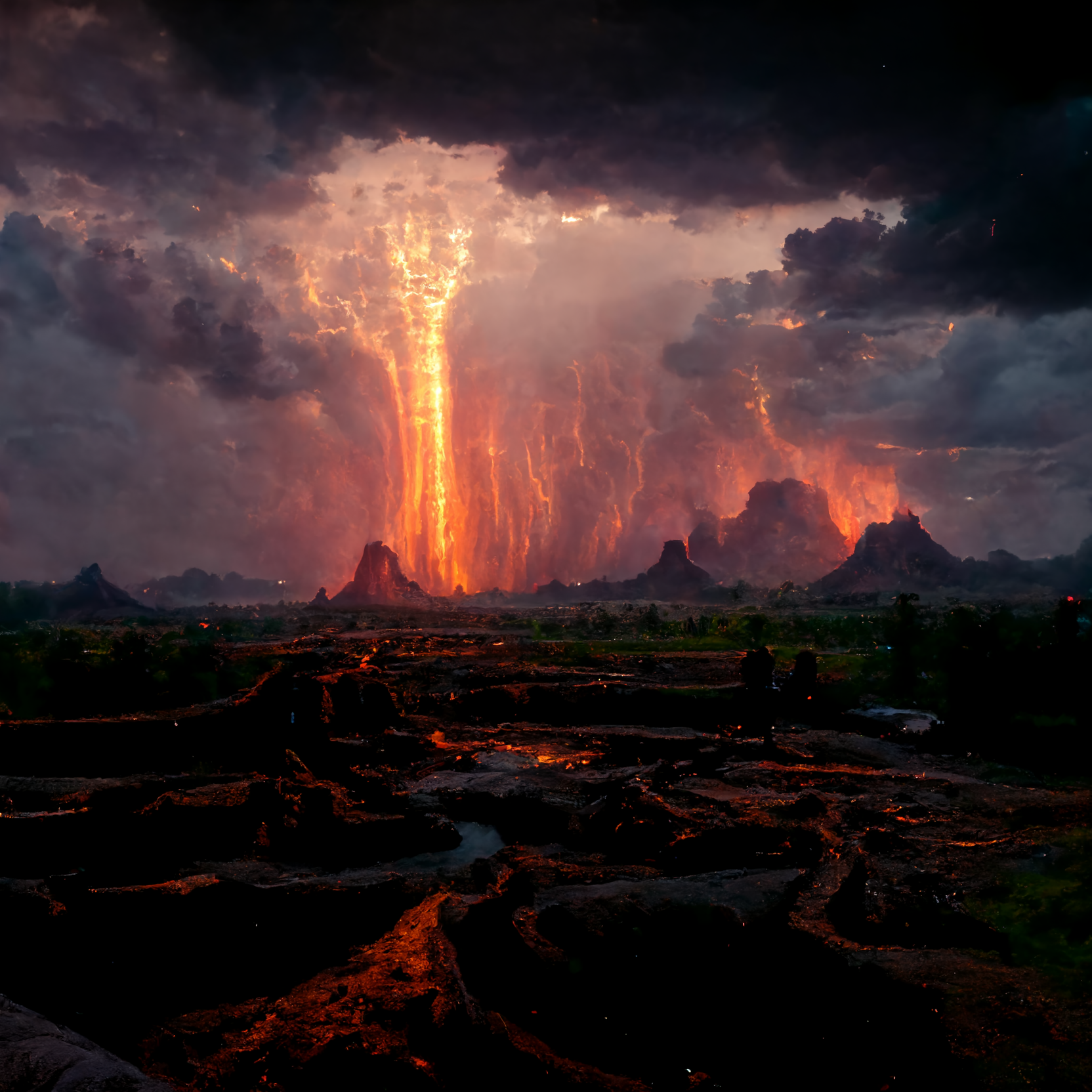 Preview for Volcanic-eruption-landscape-ai-images-background-4d82d