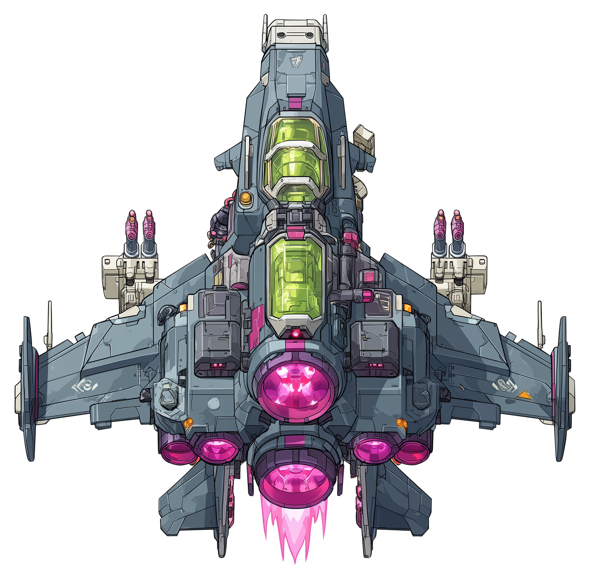 Preview for Futuristic-spaceship-design-template-sticker-b6cc0