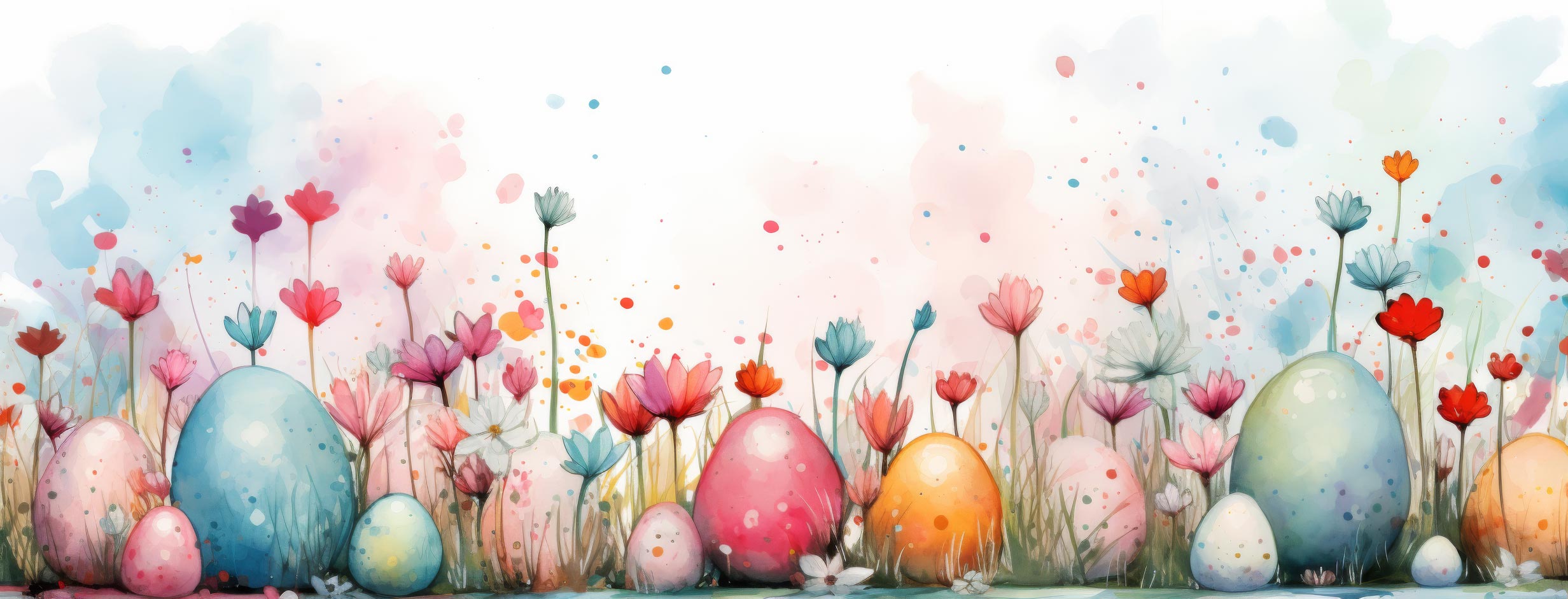 Preview for Easter-egg-floral-watercolor-easter-facebook-background-1407b