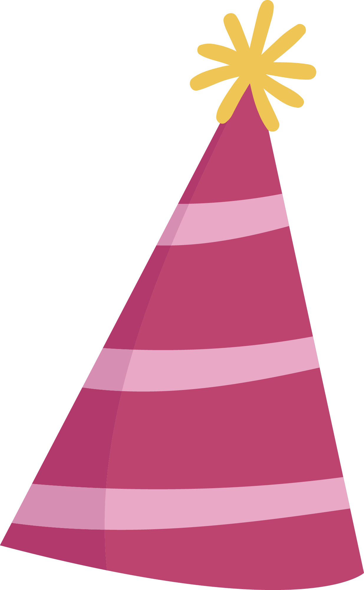 Preview for Pink-party-hat-illustration-new-year-sticker-f530d
