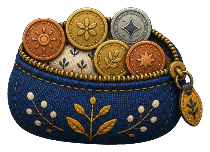 Preview for Coin Purse Sticker For Finance Designs