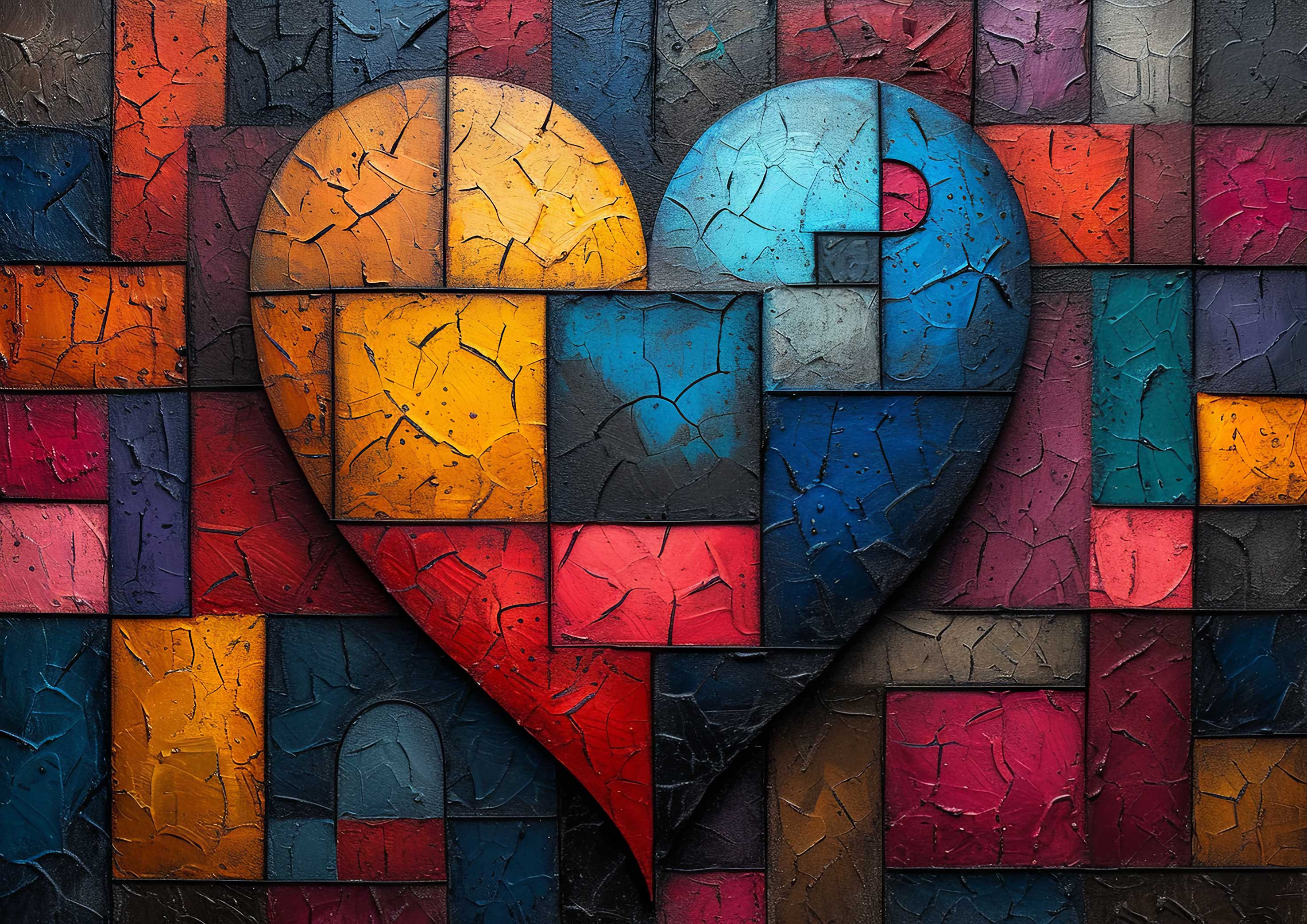 Preview for Mosaic-heart-art-template-love-background-c7e85
