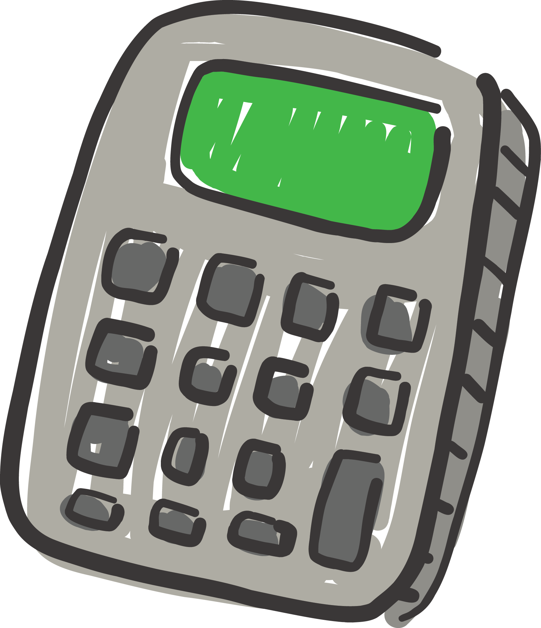 Preview for Gray-calculator-illustration-back-to-sticker-9313f