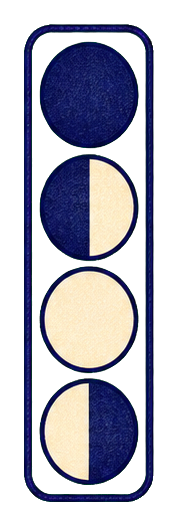 Preview for Four Phase Moon Totem Sticker
