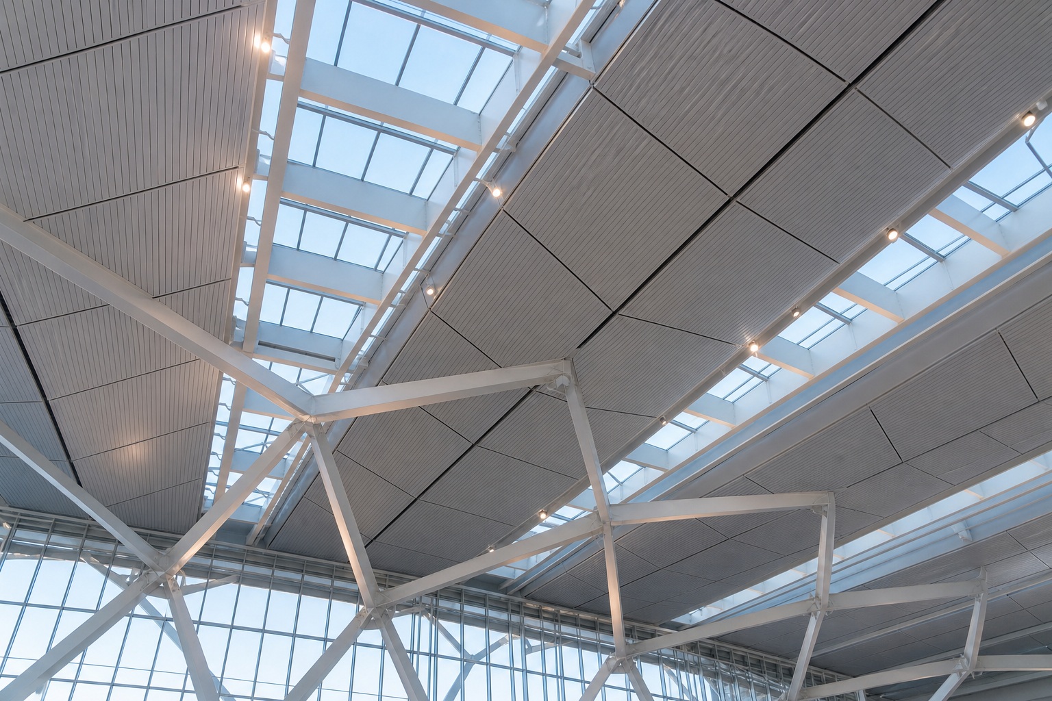 Preview for Airport Terminal Ceiling Stock Background