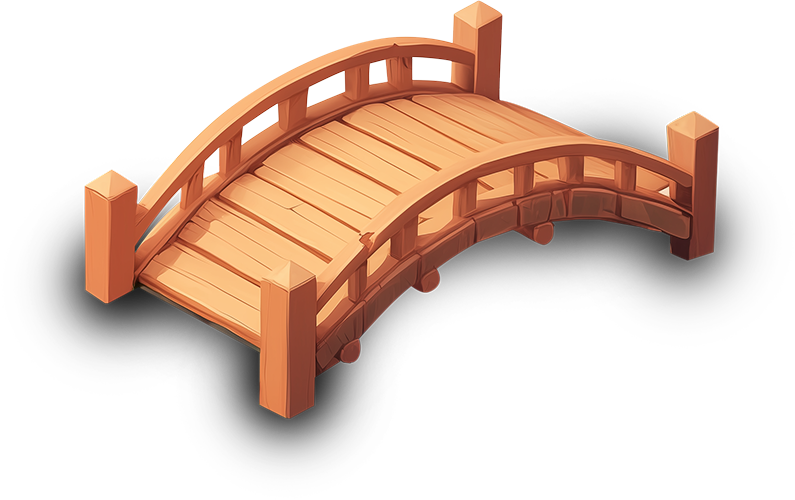 Preview for Low-poly-wooden-bridge-illustration-sticker-f27cf