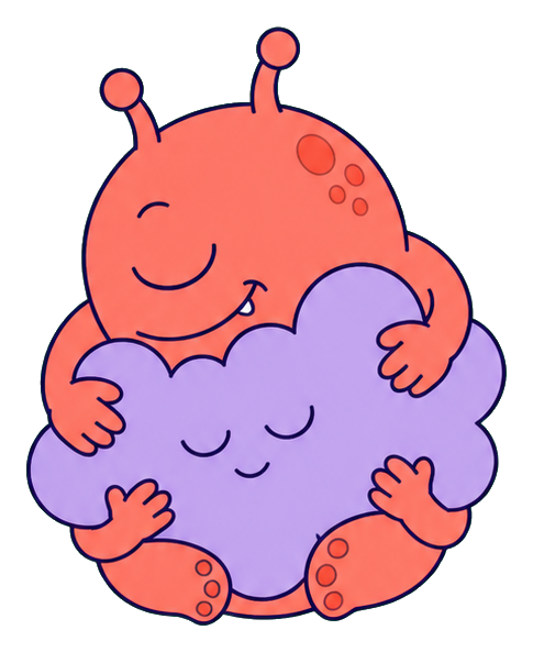Preview for Funny Cartoon Alien Sticker