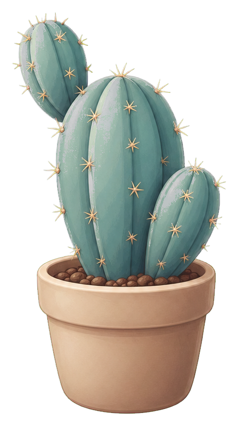 Preview for Potted Cactus Sticker