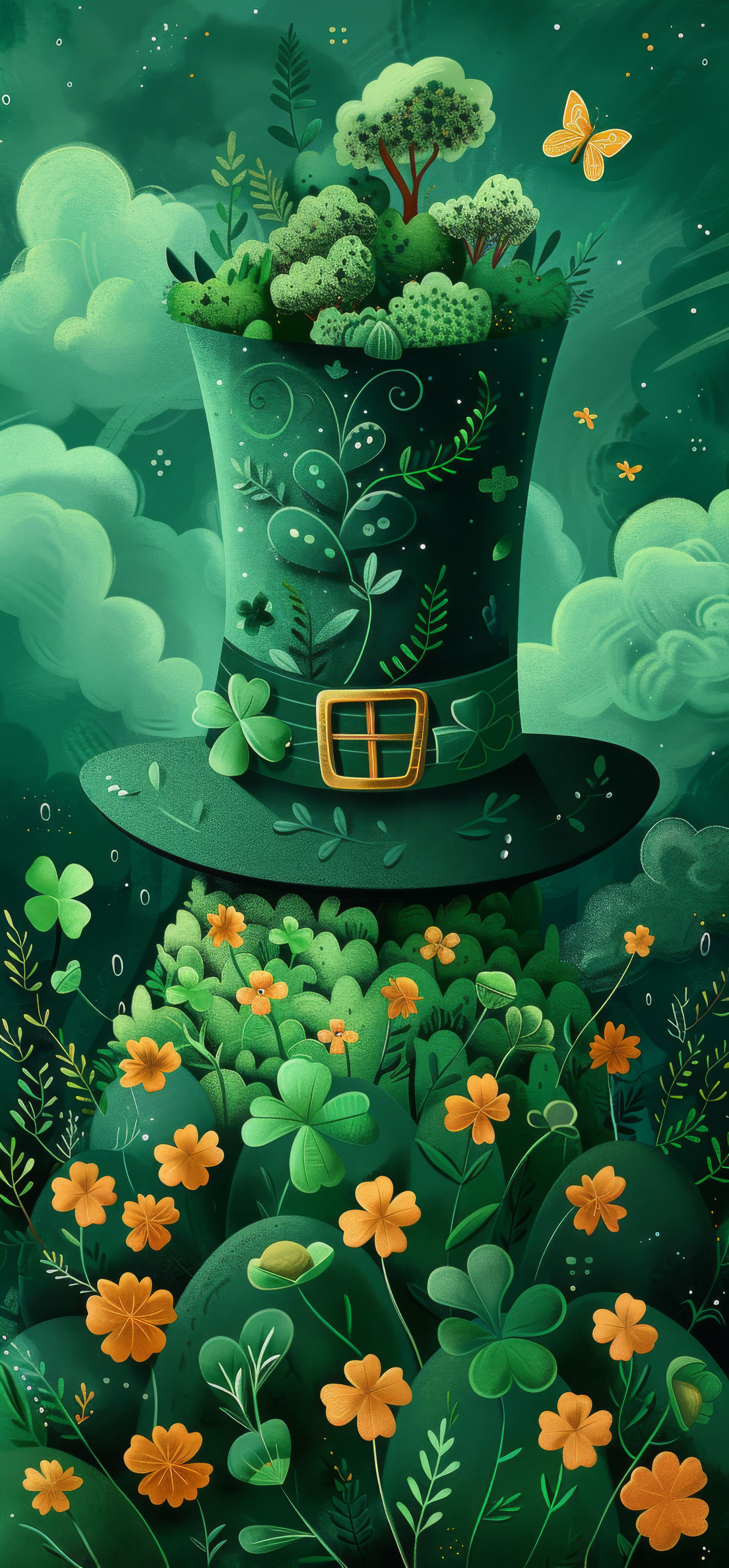Preview for Lucky-leprechaun-hat-garden-st-patricks-background-3b136