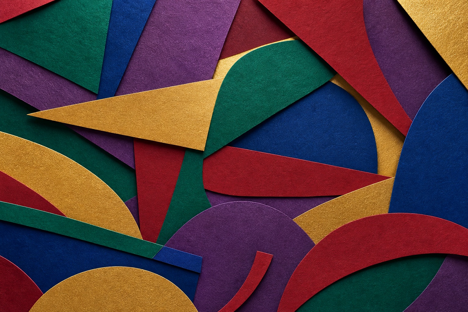 Preview for Jewel Tone Geometric Paper Cut Background