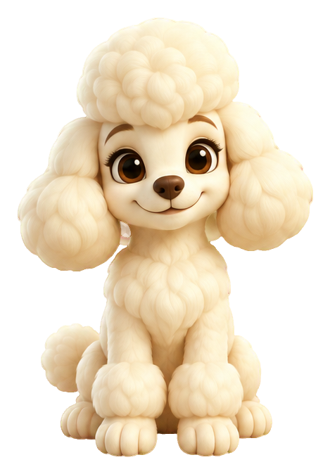 Preview for 3d Puppy Pals Poodle Pup