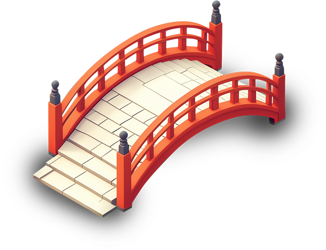 Preview for Red-pixel-art-bridge-sticker-27312