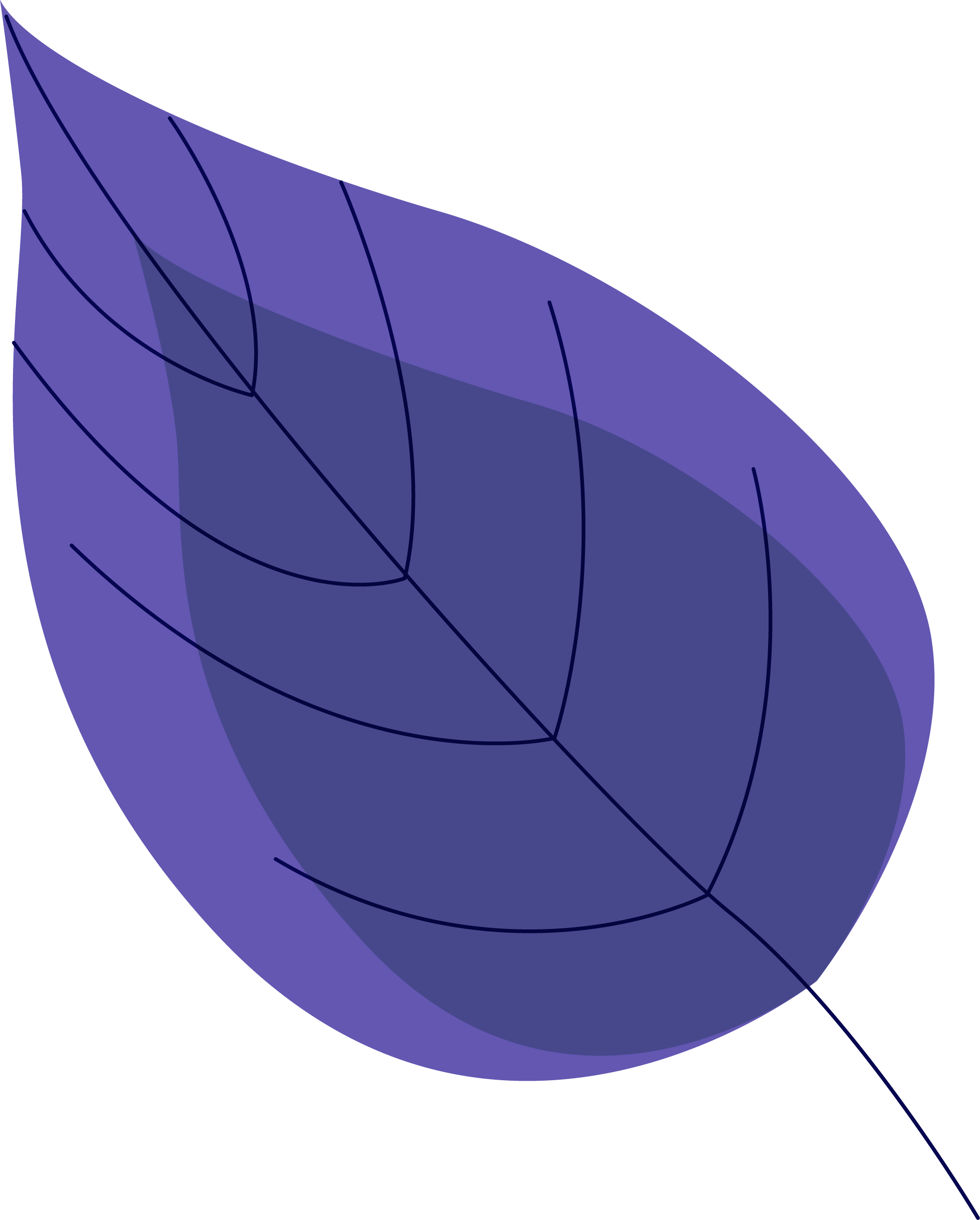 Preview for Purple-leaf-illustration-love-design-sticker-5dad5