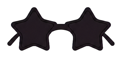Preview for Black Sunglasses Sticker