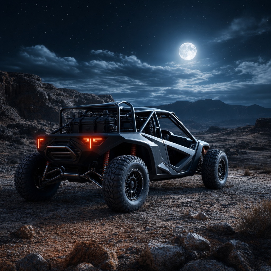 Preview for Off Road Moonlit Stock Background