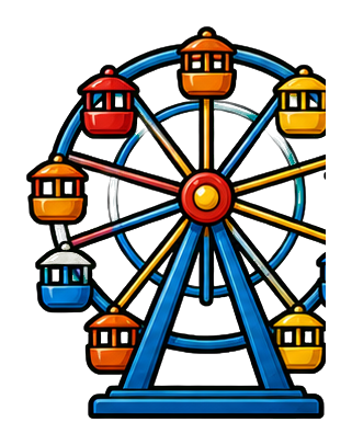 Preview for Ferris Wheel Sticker For Carnival Designs