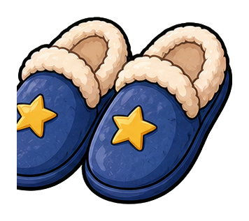 Preview for Slippers Pair Sticker For Cozy Designs