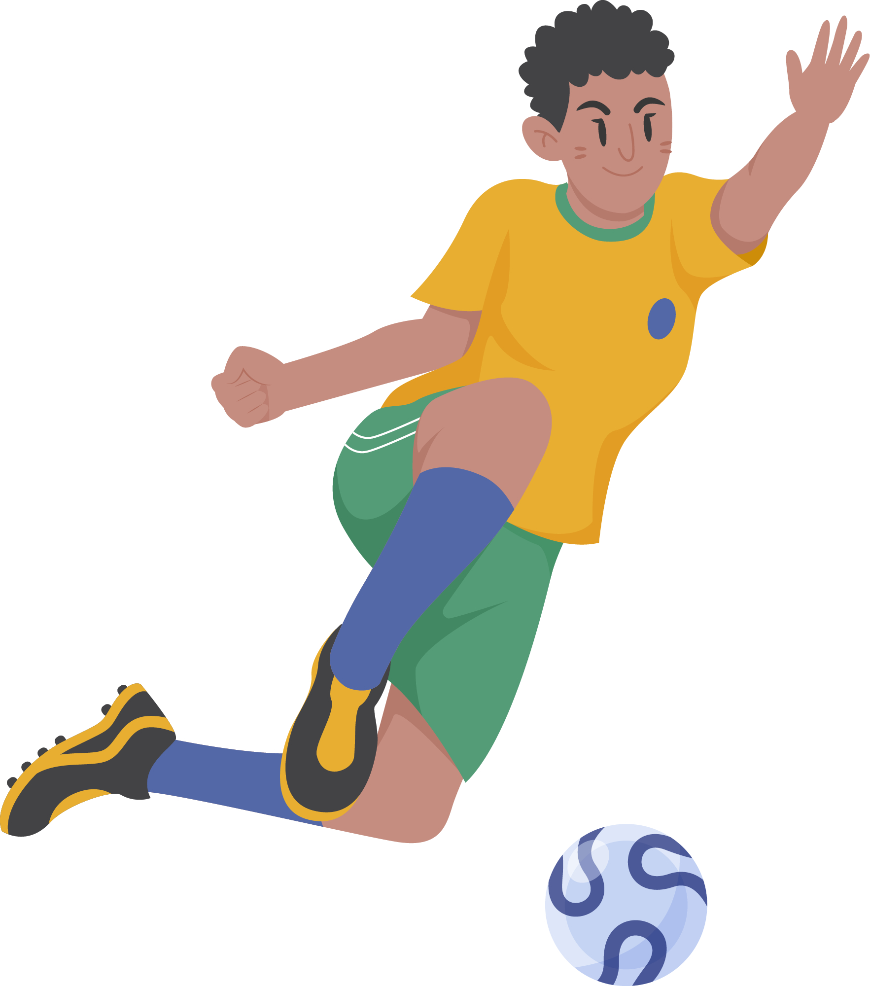 Preview for Youth-soccer-player-illustration-sticker-09e04