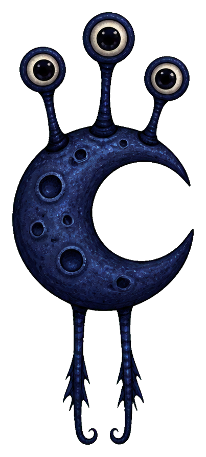 Preview for Crescent Eye Stalk Alien Sticker