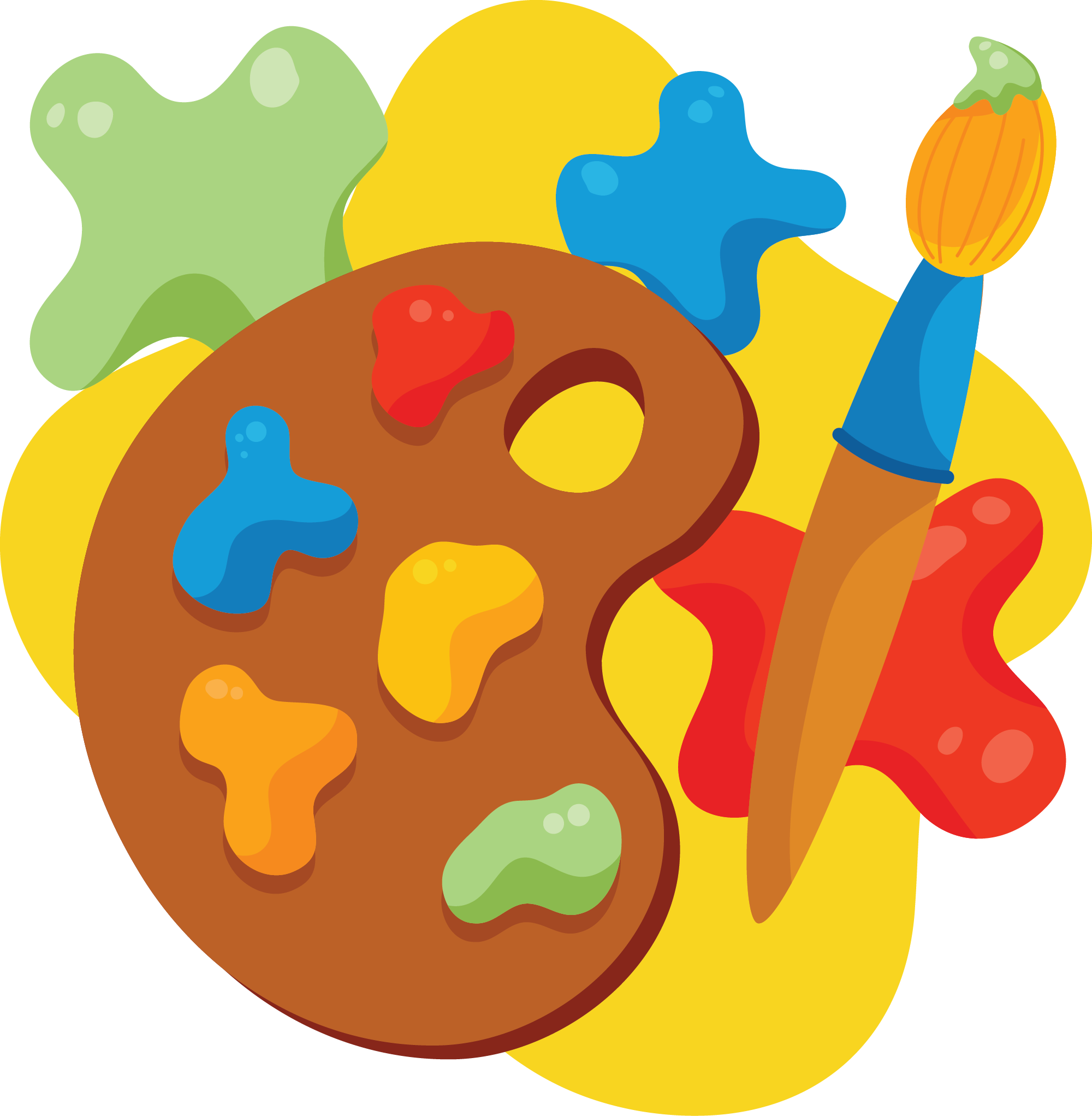 Preview for Artistic-palette-paints-back-to-sticker-1de8d