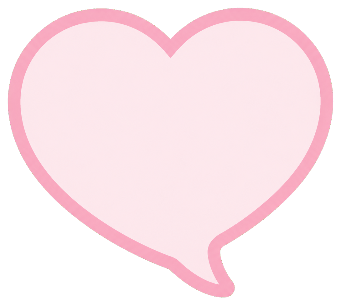 Preview for Heart Speech Bubble Sticker
