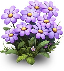 Preview for Purple-flowers-illustration-flora-sticker-a6d06