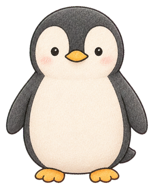 Preview for Cute Penguin Sticker For Photos And Designs