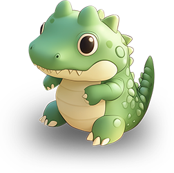 Preview for Cartoon-crocodile-illustration-animal-sticker-6e130