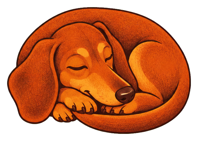 Preview for Groovy Dachshund Nap Time