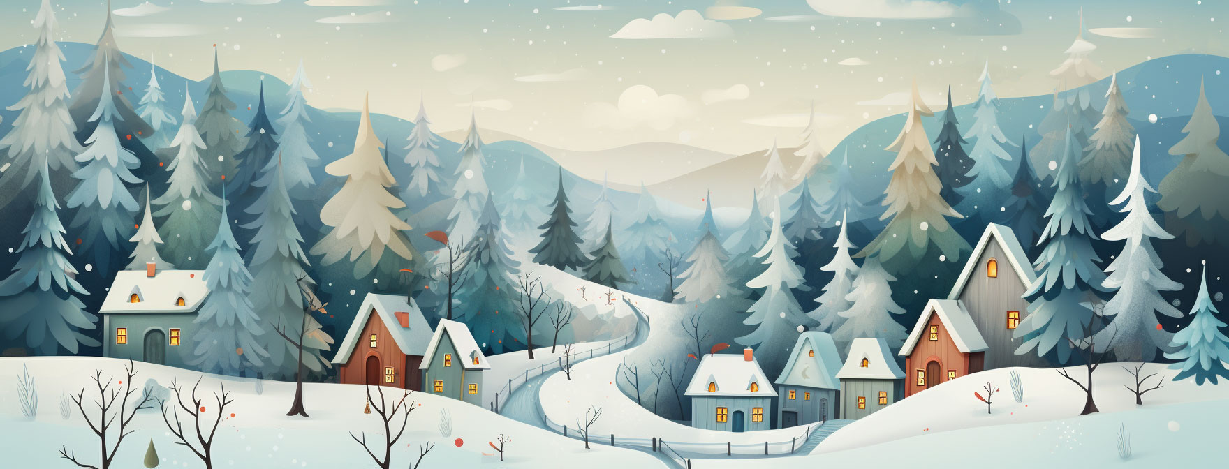 Preview for Winter-wonderland-scene-christmas-cover-background-d81f5