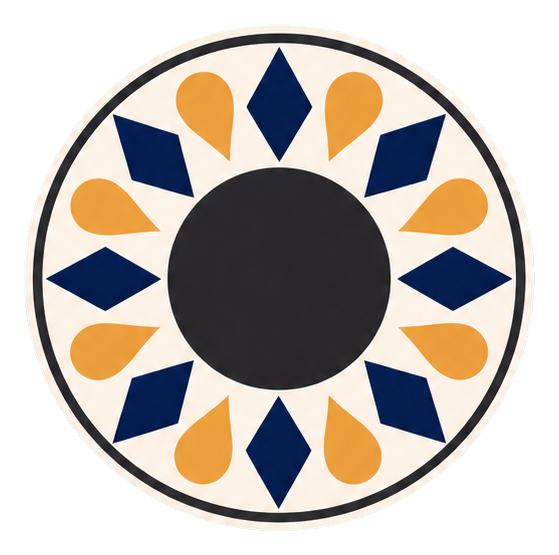 Preview for Geometric Mandala Circle Sticker