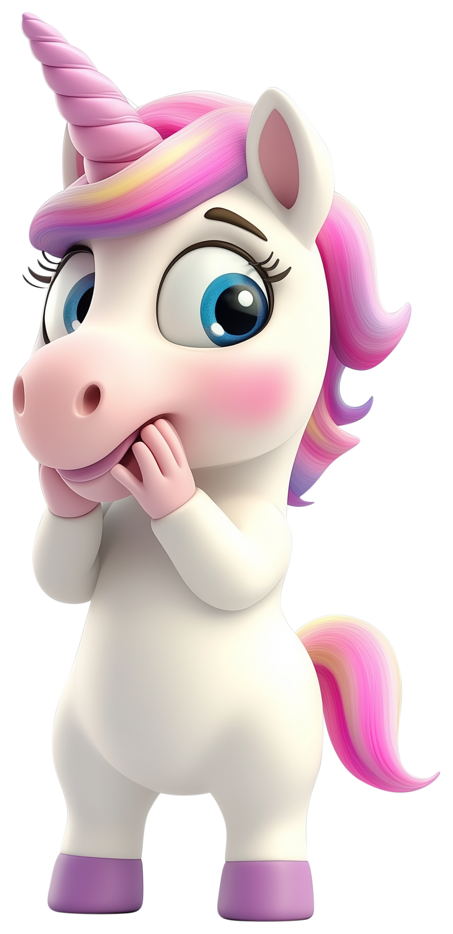 Preview for Cute Unicorn Emoji Sticker